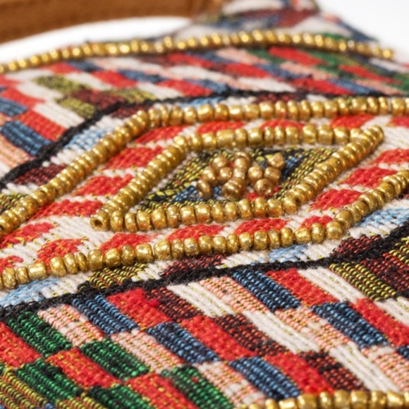 NWT Aztec Patterned Wristlet Clutch Bag - Picture 6 of 7